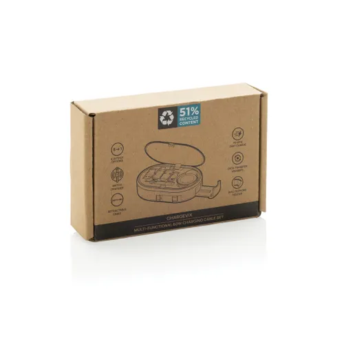 Kit de recharge 60W en plastique recyclé RCS Chargevix - XD Collection