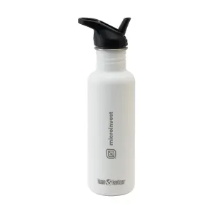 Klean Kanteen Classic Bottle Flip Seal Sport Cap 800 ml personnalisée | Blanc