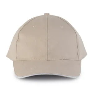 Orlando - casquette 6 panneaux - K-up | Beige / White