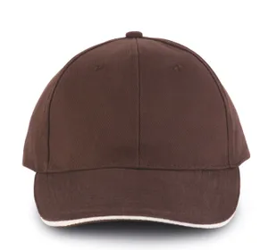 Orlando - casquette 6 panneaux - K-up | Chocolate / Beige