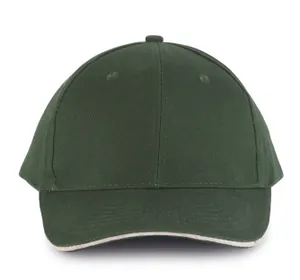 Orlando - casquette 6 panneaux - K-up | Forest Green / Beige