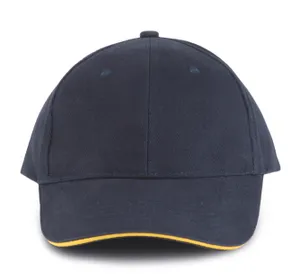 Orlando - casquette 6 panneaux - K-up | Navy / Yellow