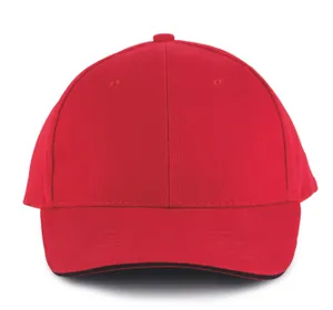 Orlando - casquette 6 panneaux - K-up | Red / Black