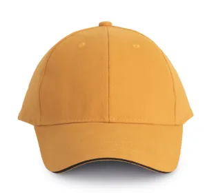 Orlando - casquette 6 panneaux - K-up | Cumin Yellow / Dark Grey