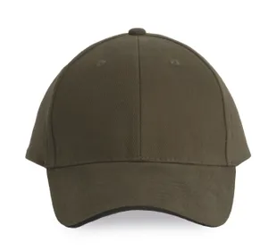 Orlando - casquette 6 panneaux - K-up | Dark Khaki / Dark Grey