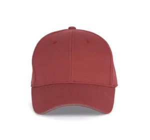 Orlando - casquette 6 panneaux - K-up | Terracotta Red / Slate Grey