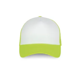 Casquette trucker - 5 panneaux - K-up | White / Fluorescent Yellow