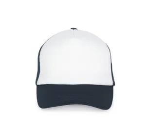 Casquette trucker - 5 panneaux - K-up | White / Navy