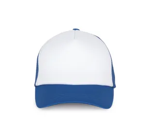 Casquette trucker - 5 panneaux - K-up | White / Royal Blue