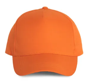 Casquette polyester - 5 panneaux - K-up | Orange