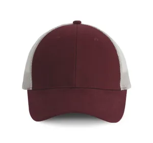 Casquette Trucker - 6 panneaux - K-up | Burgundy / Light Grey