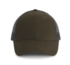 Casquette Trucker - 6 panneaux - K-up | Dark Khaki / Dark Grey