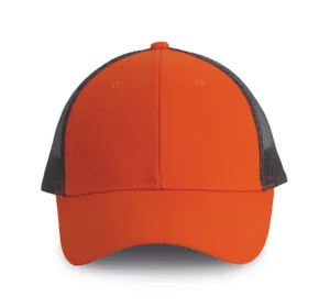 Casquette Trucker - 6 panneaux - K-up | Spicy Orange / Dark Grey