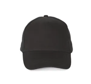 Casquette coton épais - 5 panneaux - K-up | Black