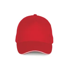 Casquette - 5 panneaux - K-up | Red / White