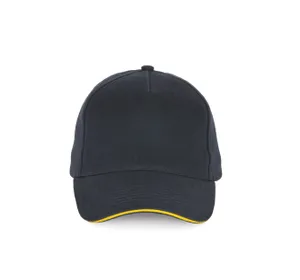 Casquette - 5 panneaux - K-up | Navy / Yellow