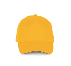 Casquette - 5 panneaux - K-up | Yellow / Slate Grey