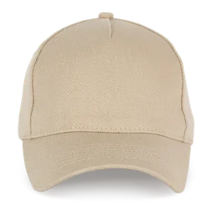 Casquette en coton et polyester recyclés K-loop tracking - 5 panneaux - K-up | Beige