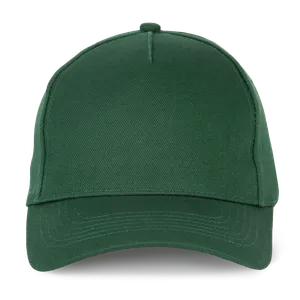 Casquette en coton et polyester recyclés K-loop tracking - 5 panneaux - K-up | Forest Green