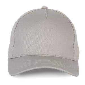 Casquette en coton et polyester recyclés K-loop tracking - 5 panneaux - K-up | Light Grey