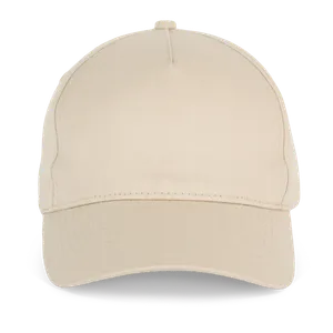 Casquette en coton et polyester recyclés K-loop tracking - 5 panneaux - K-up | Beige