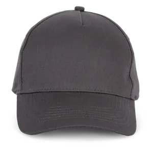 Casquette en coton et polyester recyclés K-loop tracking - 5 panneaux - K-up | Dark Grey