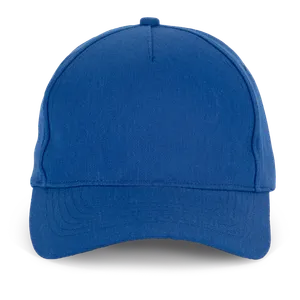 Casquette en coton et polyester recyclés K-loop tracking - 5 panneaux - K-up | Royal Blue