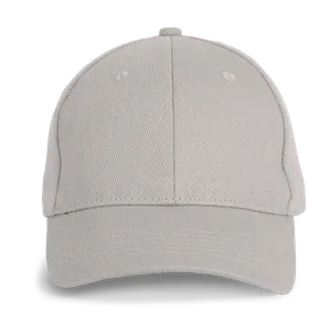 Casquette en coton et polyester recyclés K-loop tracking-  6 panneaux - K-up | Light Grey