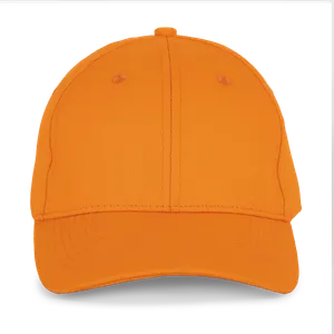 Casquette en coton et polyester recyclés K-loop tracking-  6 panneaux - K-up | Orange