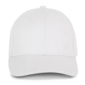 Casquette en coton et polyester recyclés K-loop tracking-  6 panneaux - K-up | White