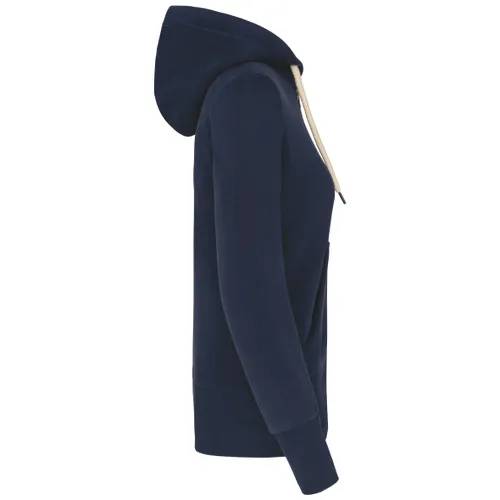 Sweat-shirt vintage zippé à capuche femme - Kariban