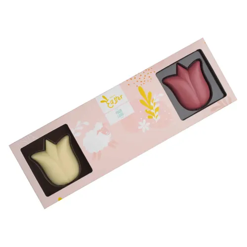 L'ensemble de chocolats tulipes 4 pièces