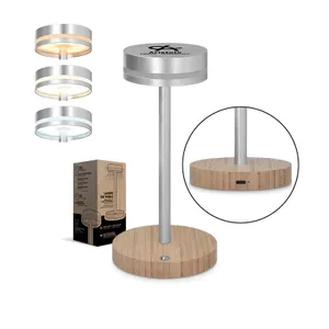 Lampe d'ambiance de table ou bureau reglable et rechargeable
