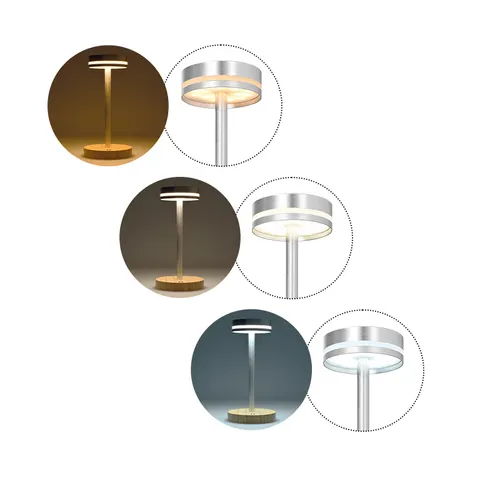 Lampe d'ambiance de table ou bureau reglable et rechargeable