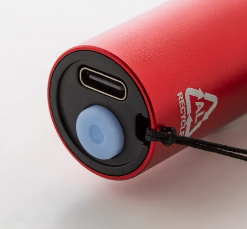 Lampe de poche rechargeable personnalisée en aluminium recyclé - Chargelight Tone