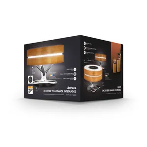 Lampe / enceinte & chargeur intégrés personnalisé