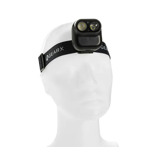 Lampe frontale avec capteur de mouvement en ABS RCS Gear X - GearX