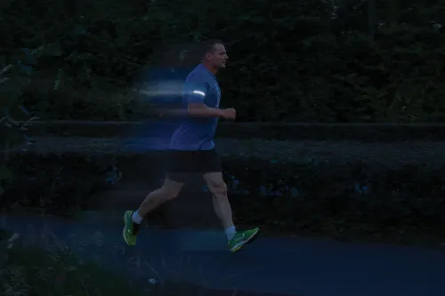 Lampe running LED rechargeable en plastique RCS Lumi Sprint - XD Collection