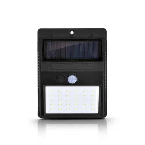 Lampe solaire 30 led publicitaire avec détecteur de mouvement