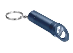 Lampe torche porte-clés en métal personnalisable - Litop | Bleu Marine