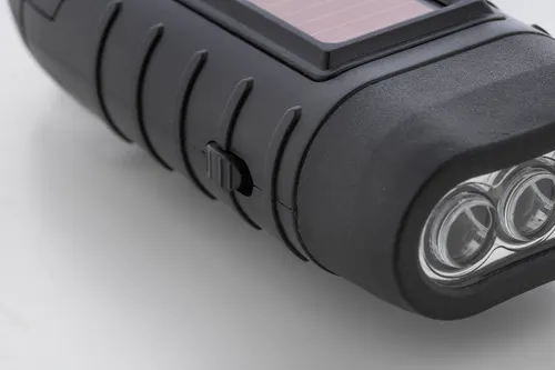 Lampe torche solaire dynamo RABS - Diluto