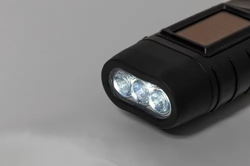 Lampe torche solaire dynamo RABS - Diluto