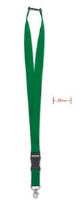 Lanyard crochet métal 25mm - Wide Lany | Green