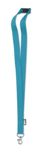 Lanyard publicitaire en RPET - Lany Rpet | Turquoise