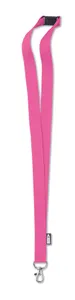 Lanyard publicitaire en RPET - Lany Rpet | Fuchsia