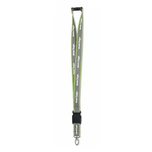 Lanyard réfléchissant  en RPET - Tosee