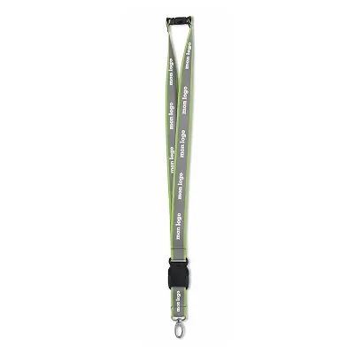 Lanyard réfléchissant  en RPET - Tosee