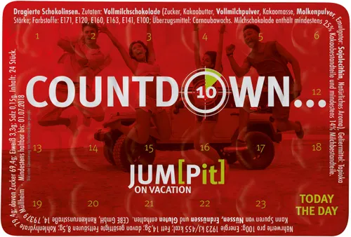 Le plus petit calendrier d'événements au monde avec des billes de chocolat