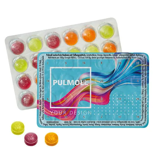 Le plus petit calendrier de l'événements du monde avec pastilles Pulmoll