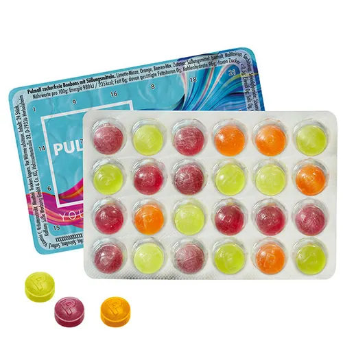 Le plus petit calendrier de l'événements du monde avec pastilles Pulmoll
